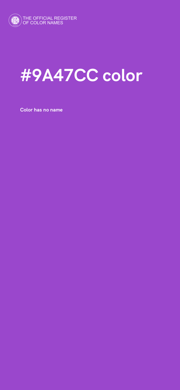 #9A47CC color image