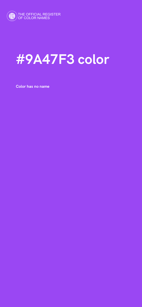 #9A47F3 color image