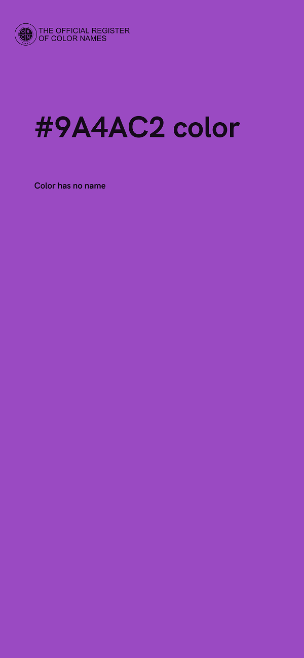 #9A4AC2 color image