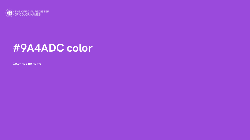 #9A4ADC color image