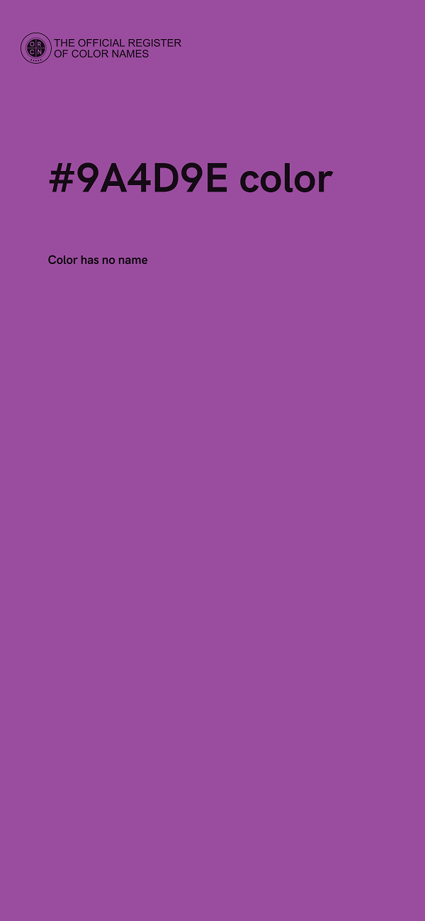 #9A4D9E color image