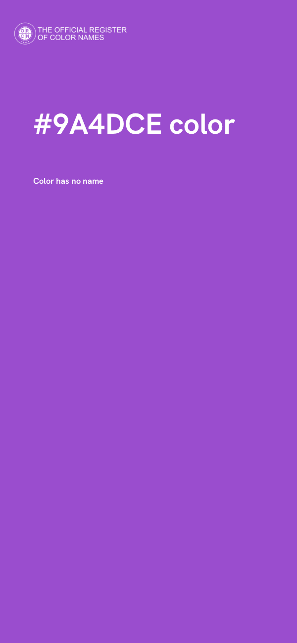 #9A4DCE color image