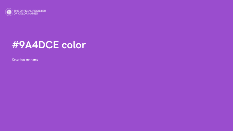 #9A4DCE color image
