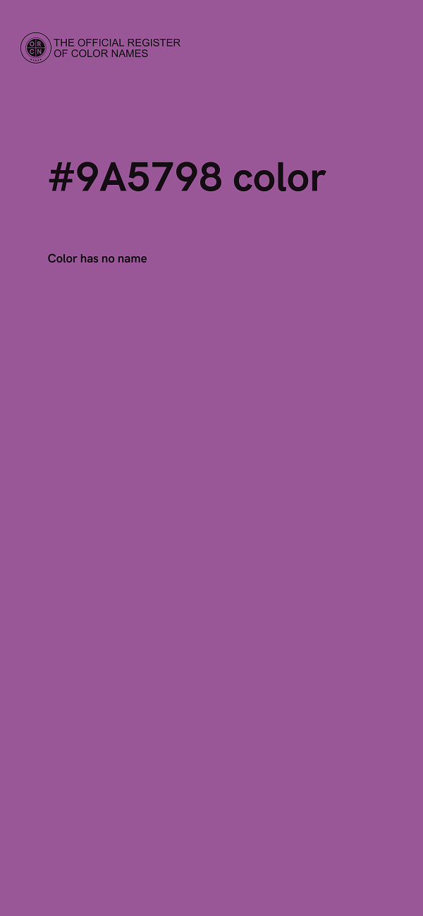 #9A5798 color image