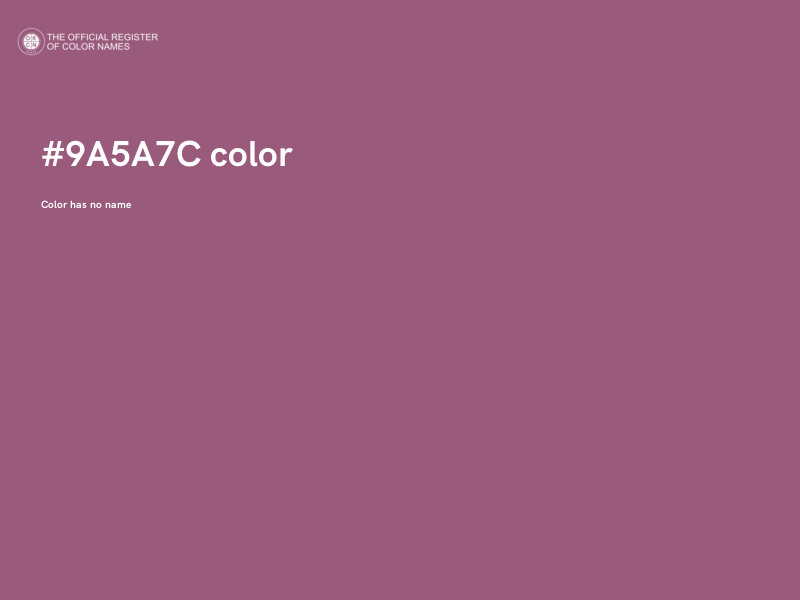 #9A5A7C color image