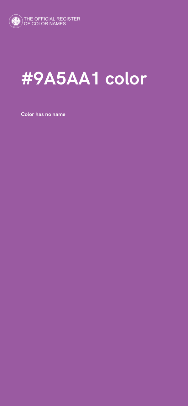 #9A5AA1 color image