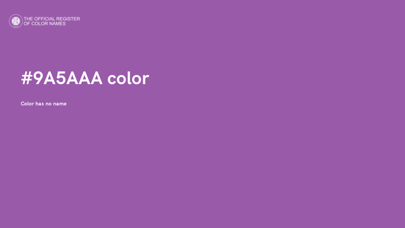 #9A5AAA color image