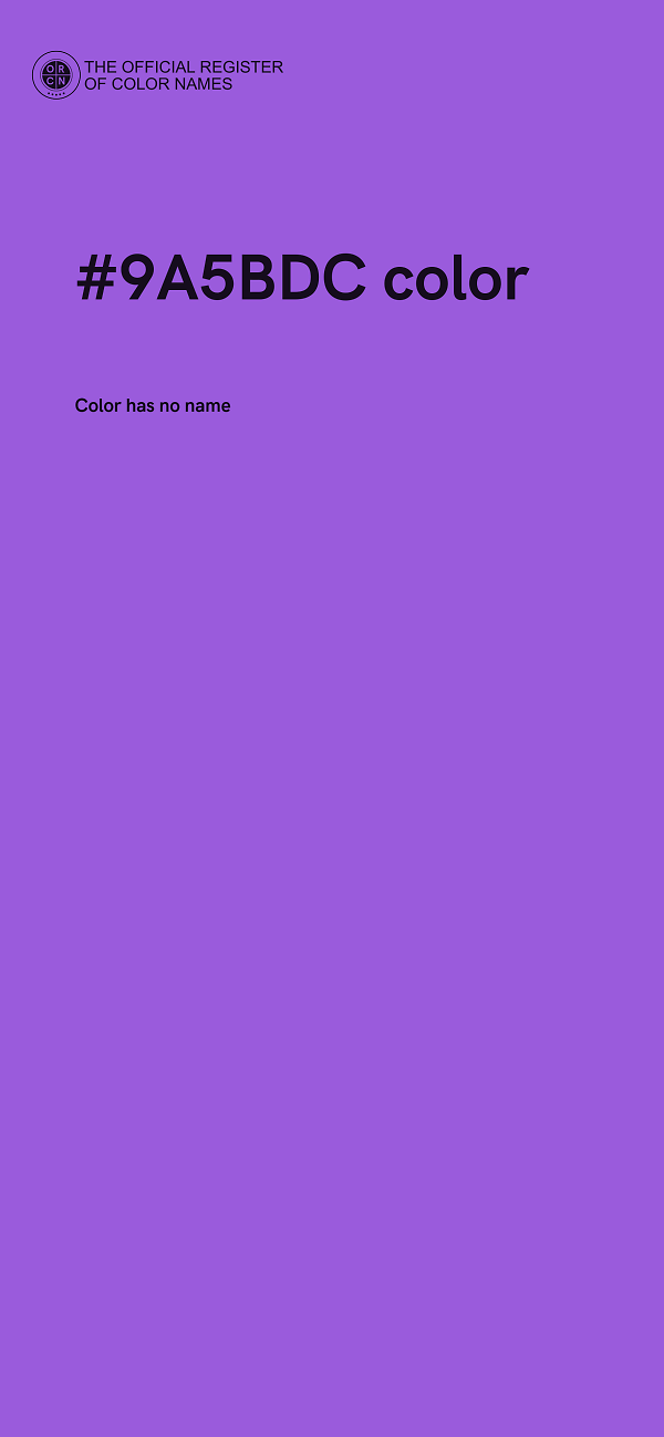 #9A5BDC color image