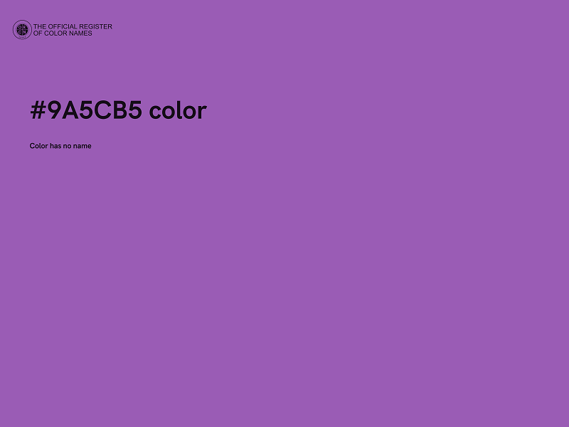 #9A5CB5 color image