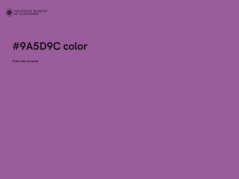 #9A5D9C color image