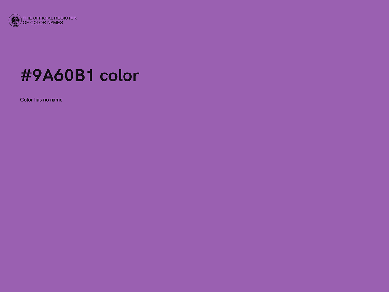 #9A60B1 color image