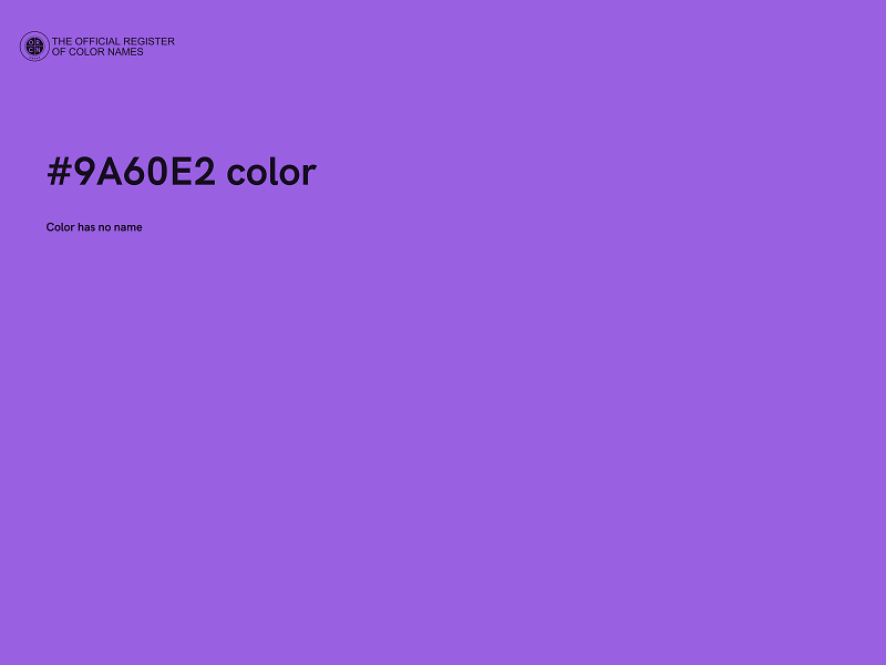 #9A60E2 color image