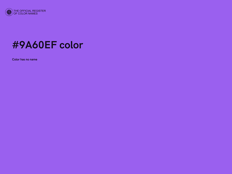 #9A60EF color image