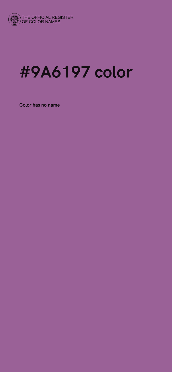 #9A6197 color image