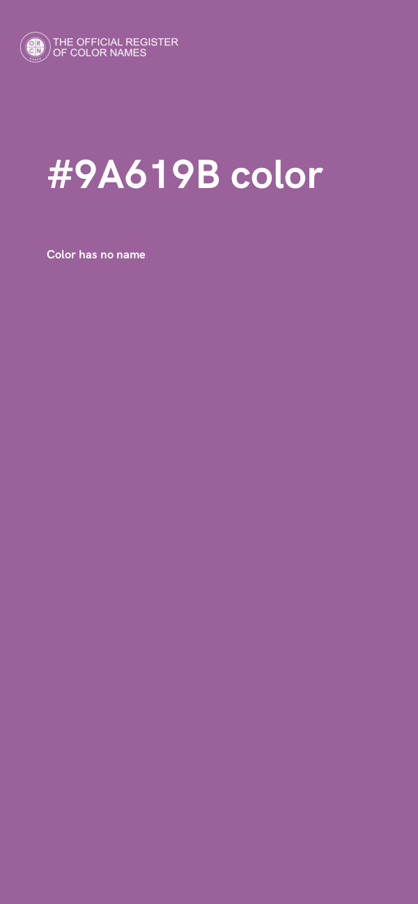 #9A619B color image