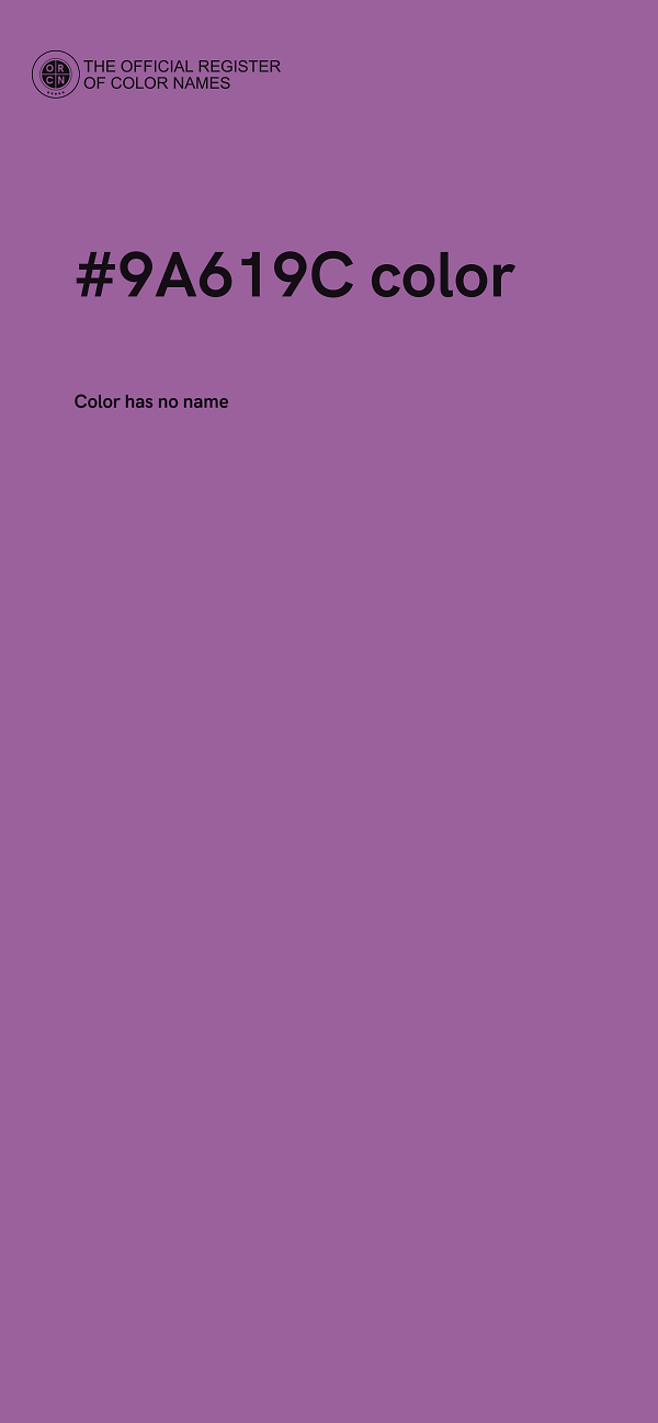 #9A619C color image
