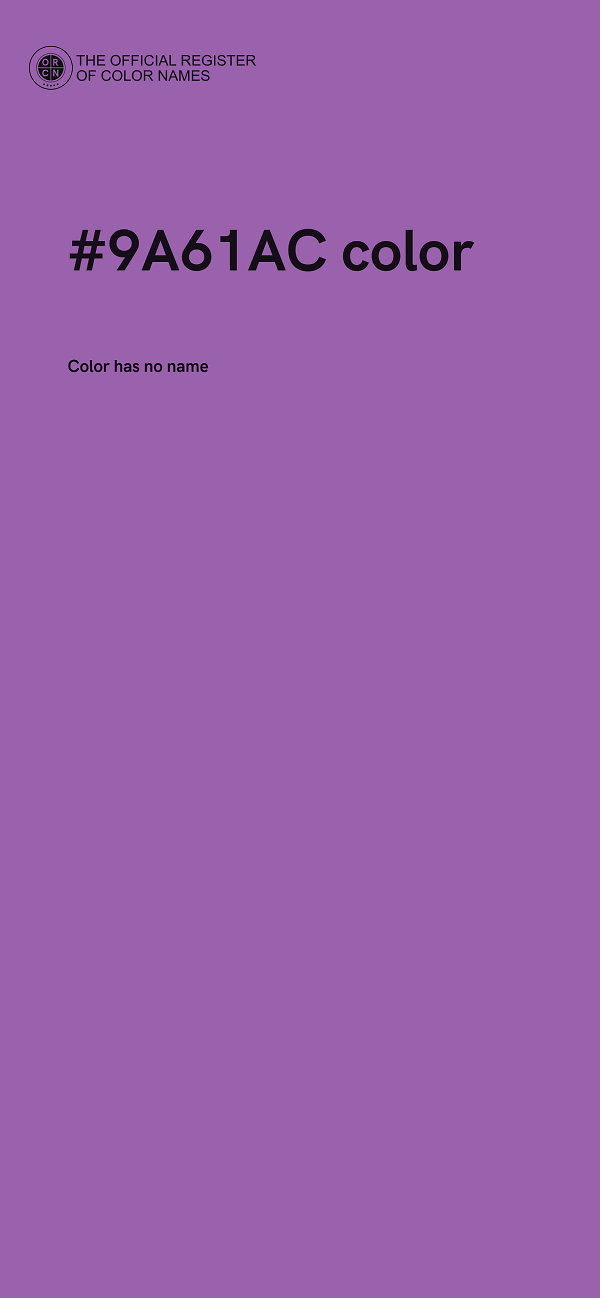 #9A61AC color image