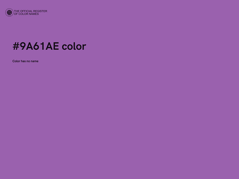 #9A61AE color image