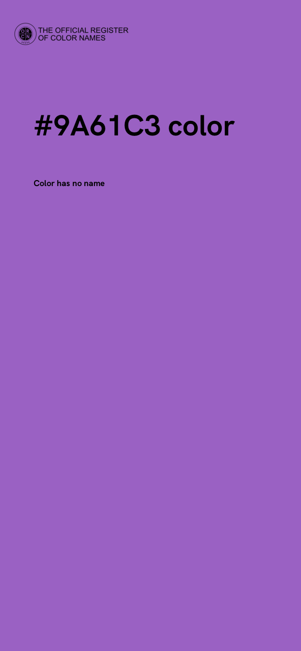 #9A61C3 color image