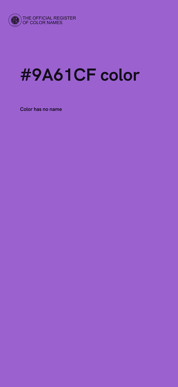 #9A61CF color image