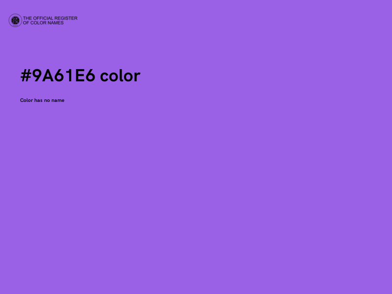 #9A61E6 color image