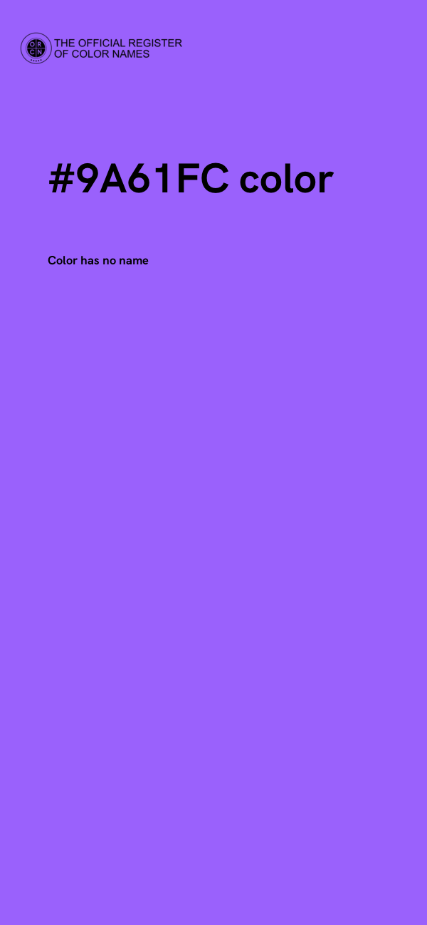 #9A61FC color image