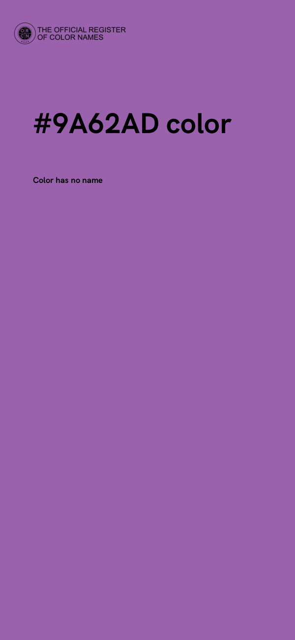 #9A62AD color image