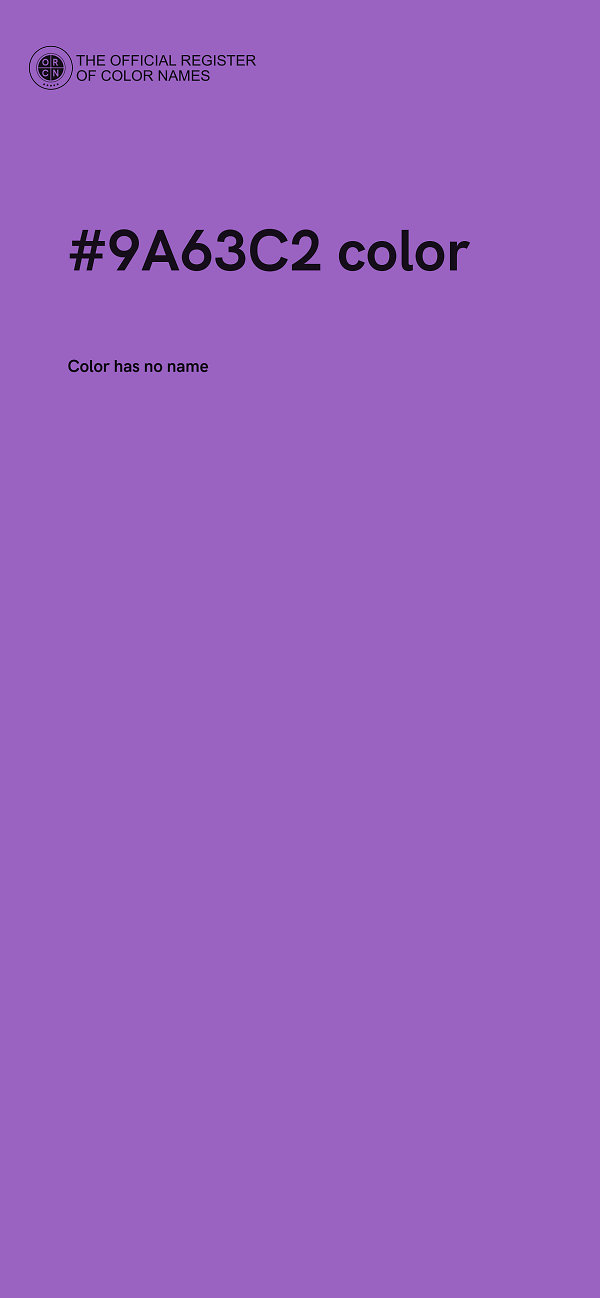 #9A63C2 color image