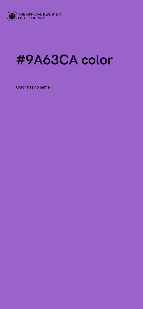 #9A63CA color image