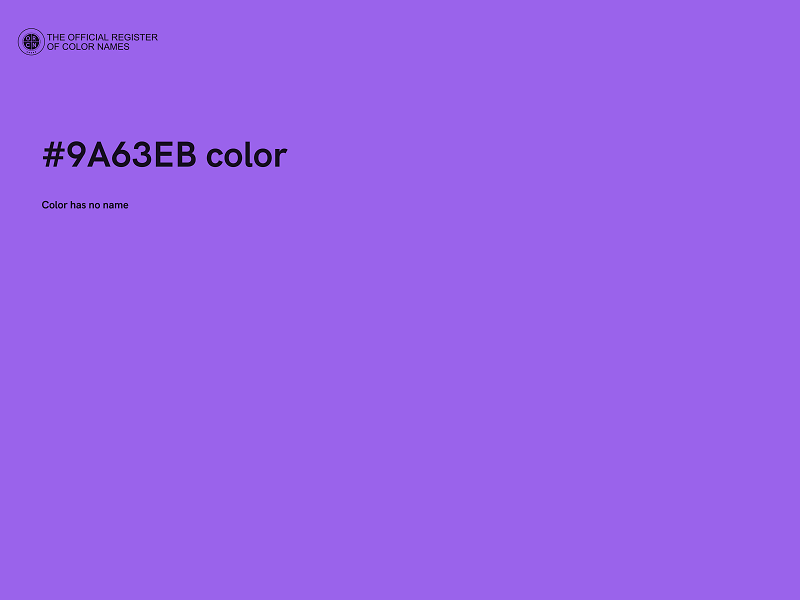 #9A63EB color image