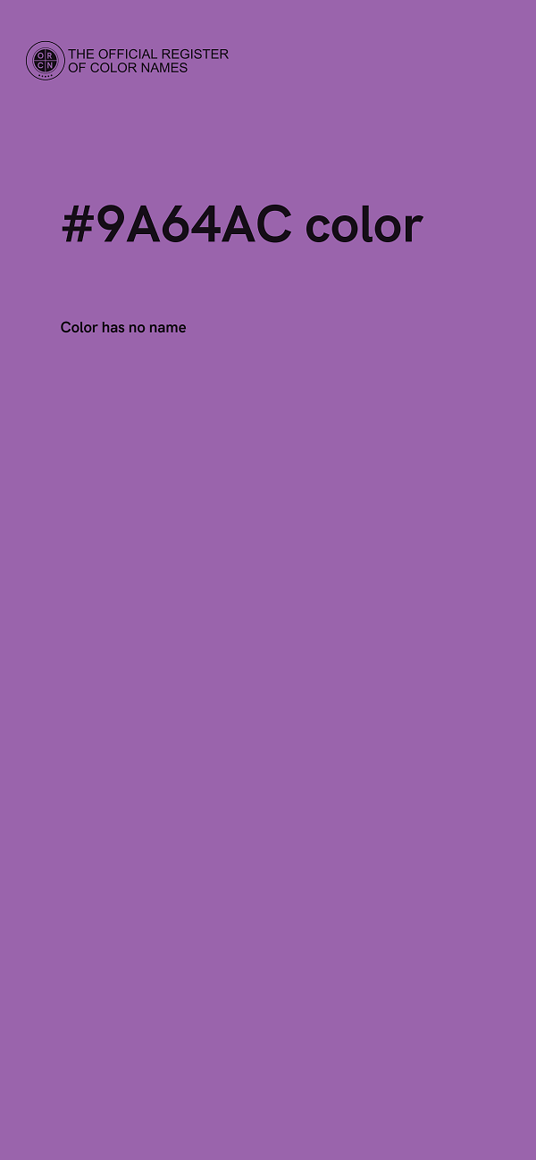 #9A64AC color image
