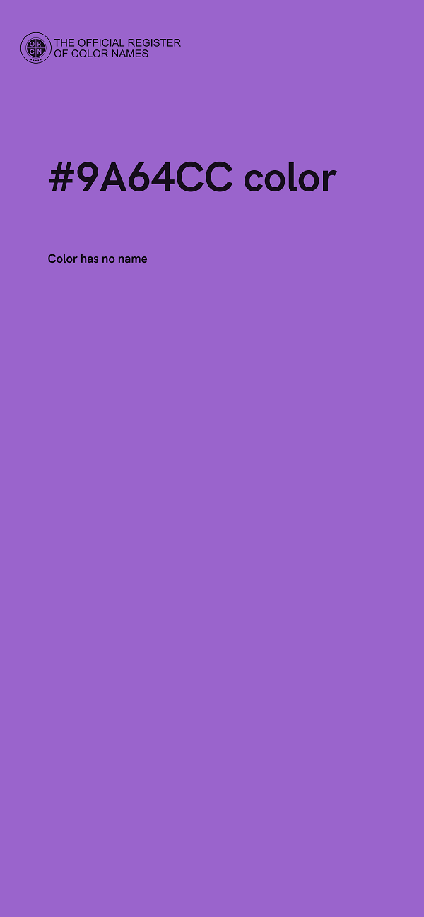 #9A64CC color image