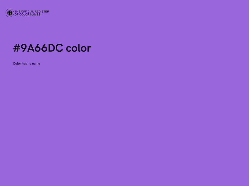 #9A66DC color image