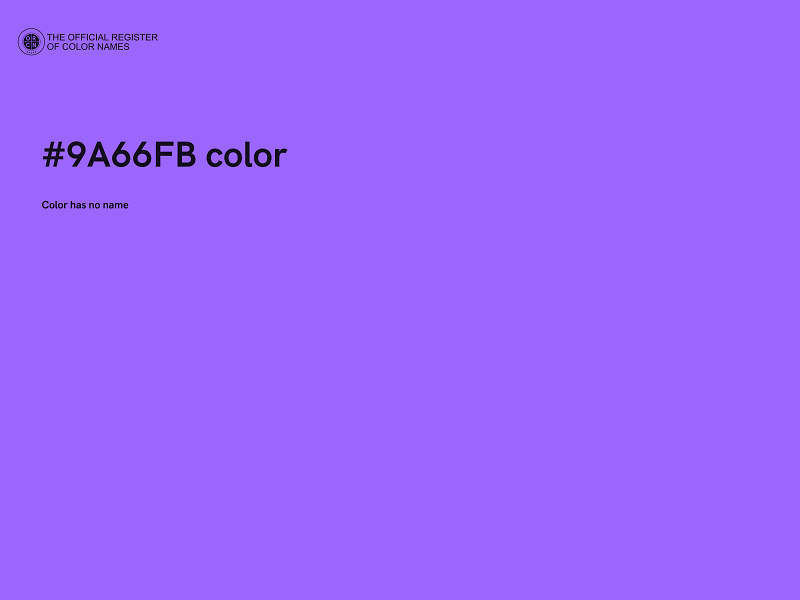 #9A66FB color image