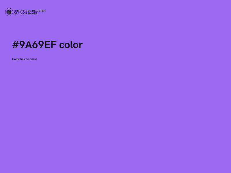 #9A69EF color image