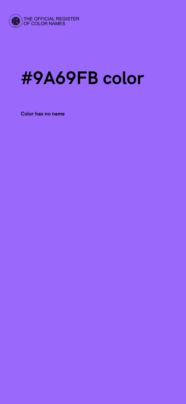 #9A69FB color image