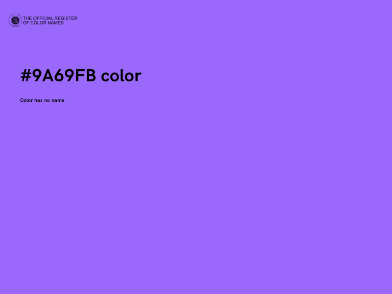 #9A69FB color image