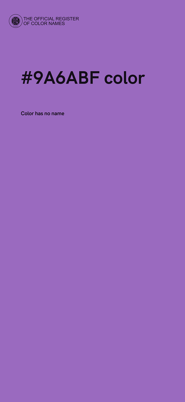 #9A6ABF color image