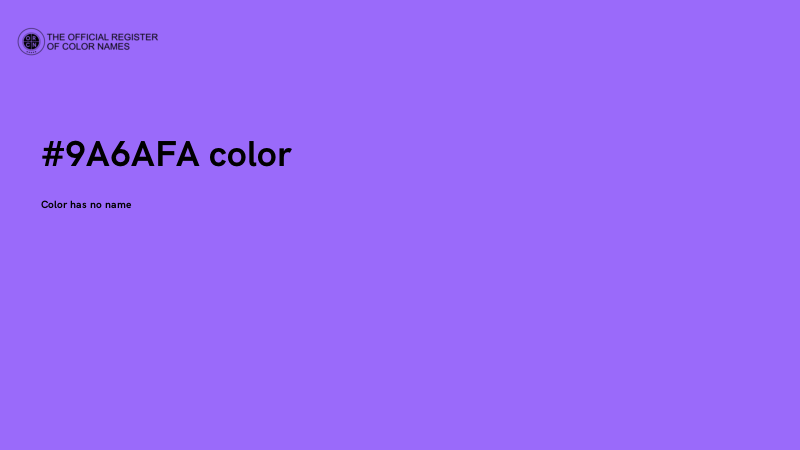 #9A6AFA color image