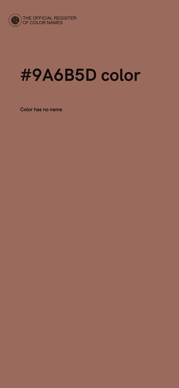 #9A6B5D color image