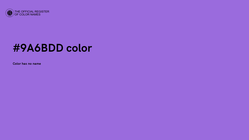 #9A6BDD color image