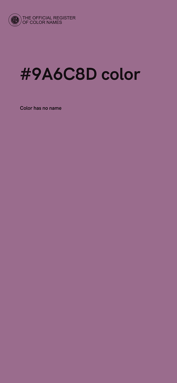 #9A6C8D color image