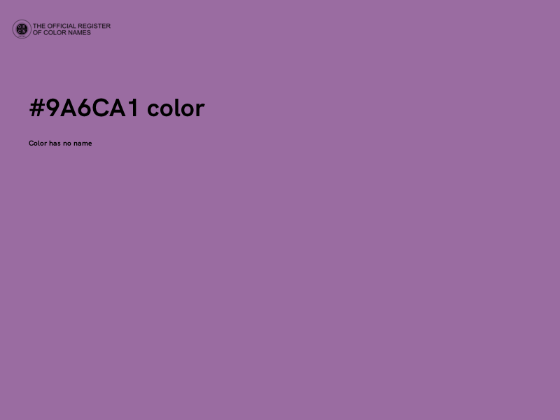 #9A6CA1 color image