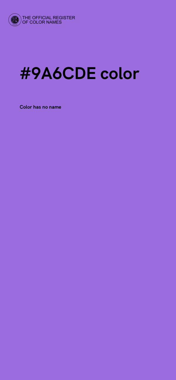 #9A6CDE color image