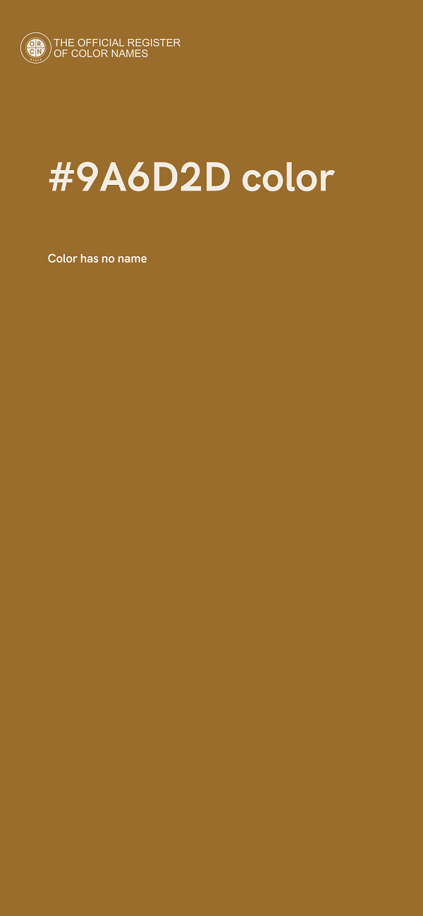 #9A6D2D color image