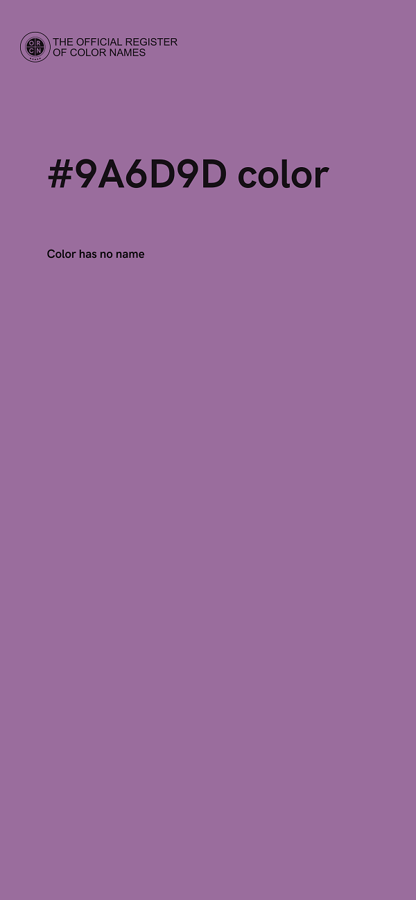 #9A6D9D color image