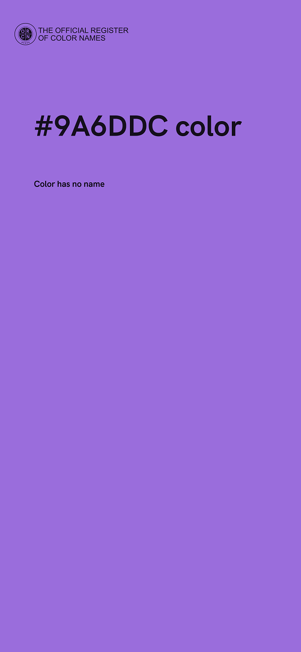 #9A6DDC color image
