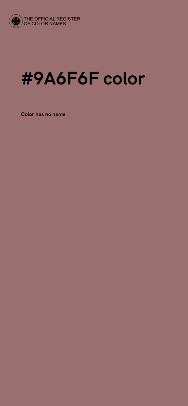 #9A6F6F color image