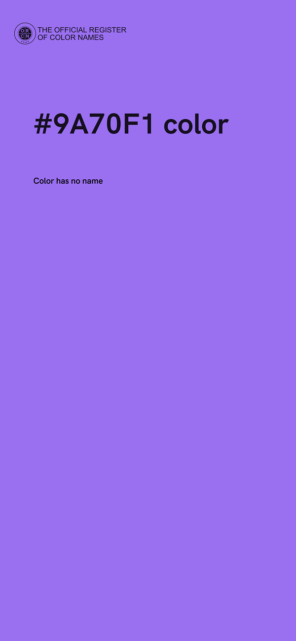 #9A70F1 color image