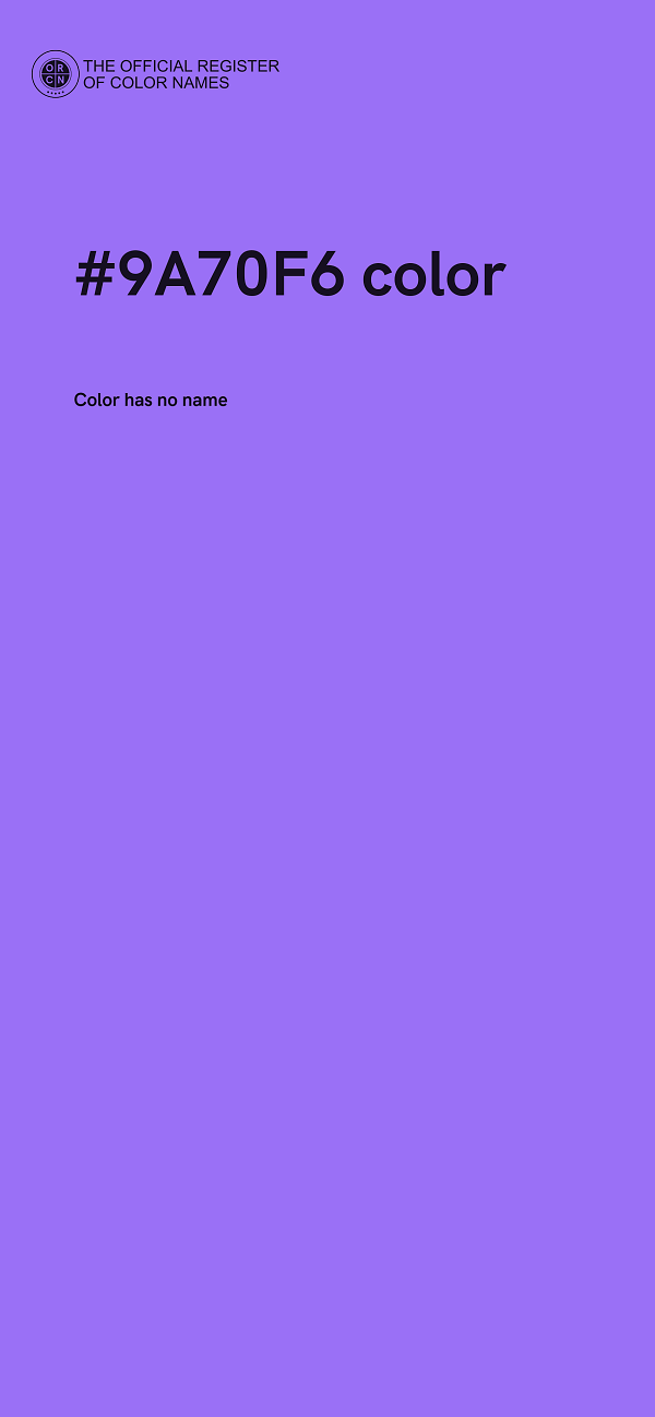#9A70F6 color image